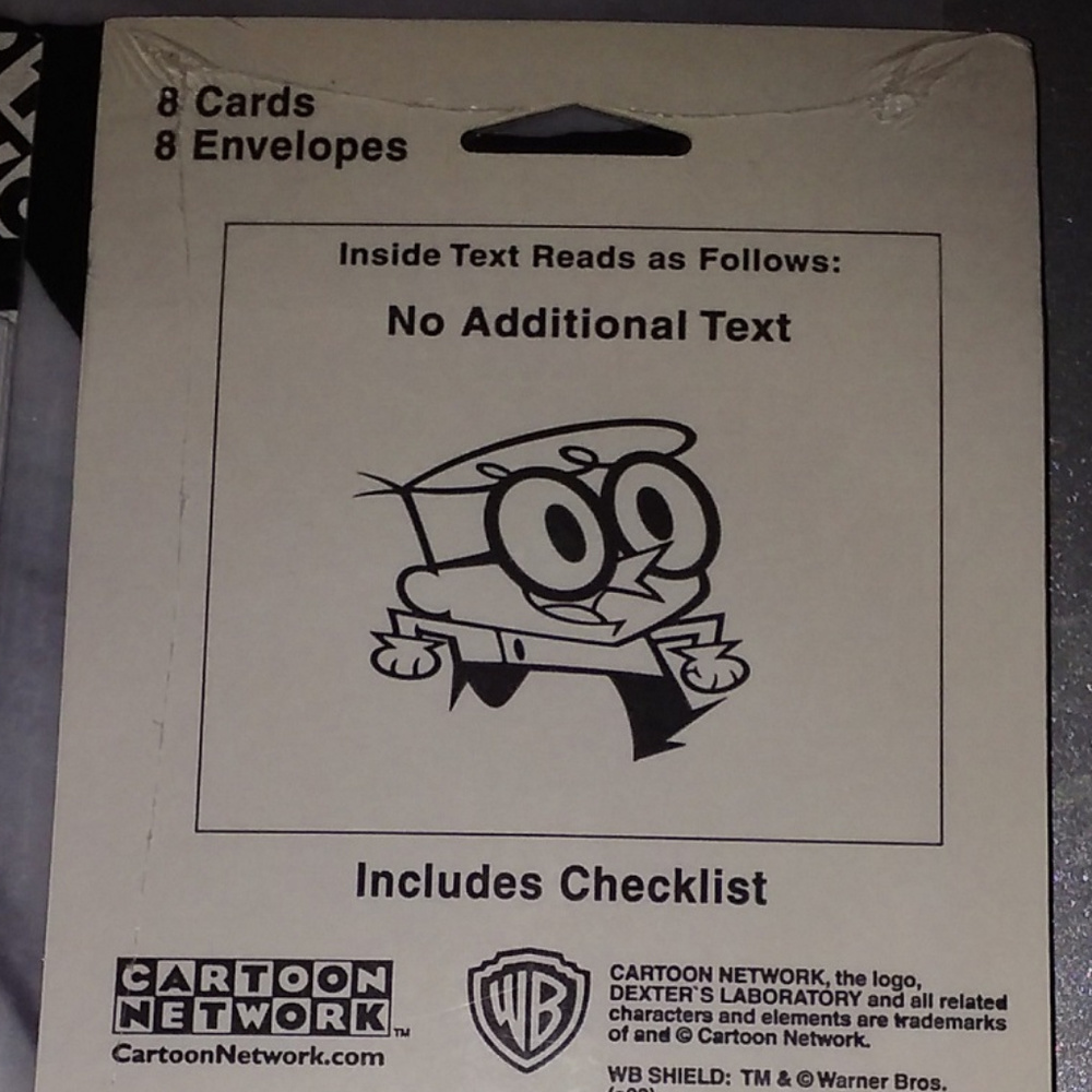 DEXTER'S LABORATORY CARTOON NETWORK 32pc THANK YOU CARDS/ENVELOPES~BIRTHDAY~NEW! - Picture 2 of 3